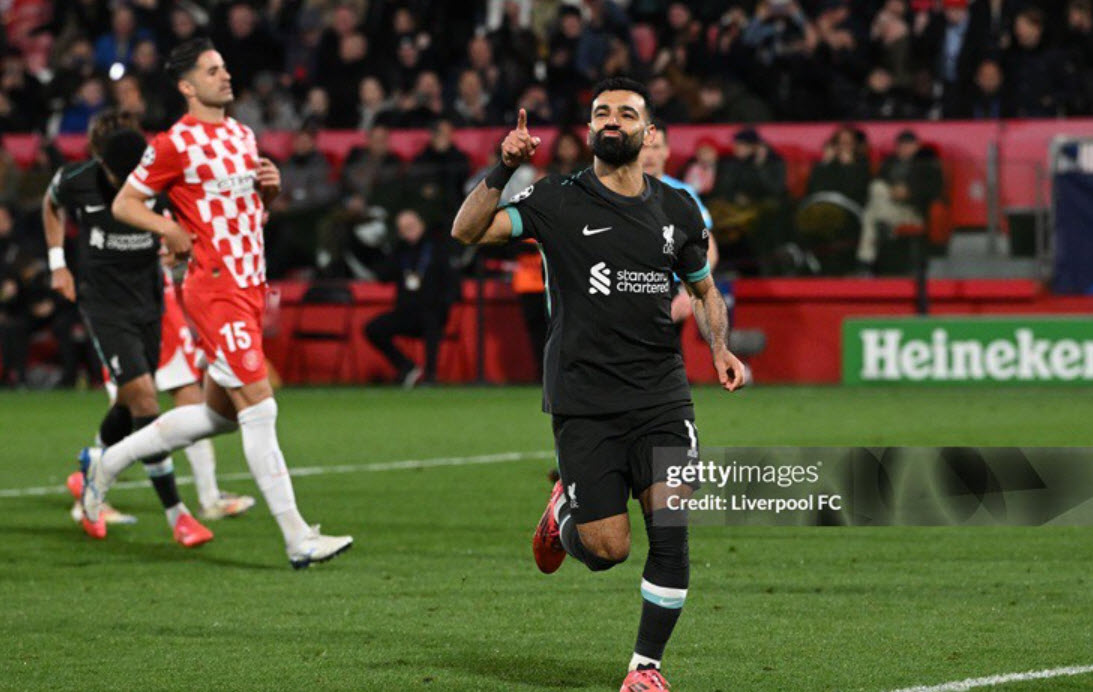 Mohamed Salah lập dấu mốc ấn tượng tại Champions League